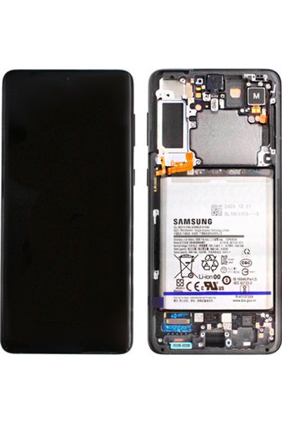 Samsung Γνήσια Οθόνη LCD και Αφής Galaxy S21 Plus SM-G996B Μαύρη