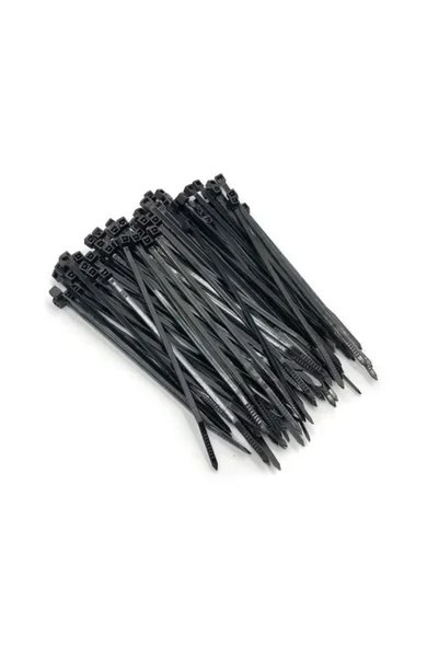 OEM Δεματικά καλωδίων (cable Ties) 3,6*200mm 100 τεμάχια σε μαύρο χρώμα