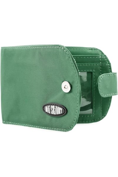 Big Skinny Women's Taxicat Bi-Fold Slim Wallet, Holds Up to 25 Cards, Lipstic...