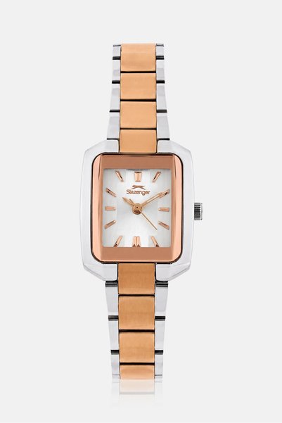 Slazenger Women SL926183530 Rectangle Watch 24mm, Bronze