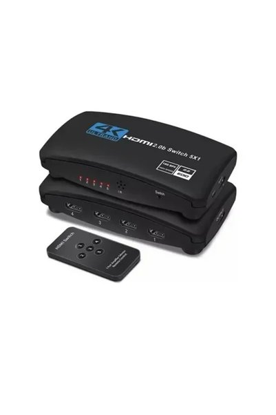 Andowl Διαχωριστής 5 Θυρών QZQ3-5 HDMI 2.0 4K Ultra HD