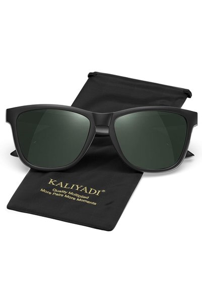 GENERAL نظارات شمسية KALIYADI للرجال والنساء، نظارات مستقطبة بإطار شبه بدون ح...
