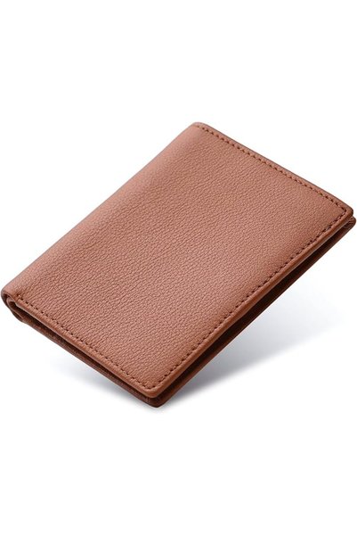 Bveyzi Ultra Slim Small Leather Women Wallet Rfid Blocking Tiny Thin Bifold P...