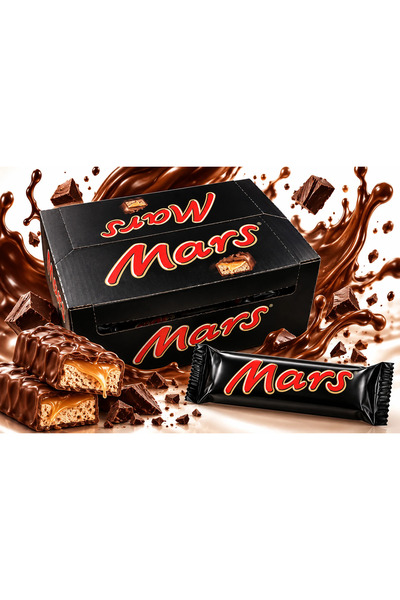 Mars Блокче нуга, карамел и млечен шоколад, 40 опаковки x 51 г