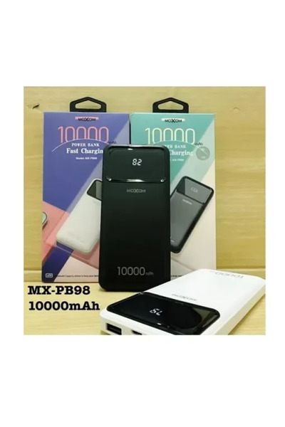 OEM Power bank 10000 mAh Moxom MX-PB98 σε μαύρο χρώμα