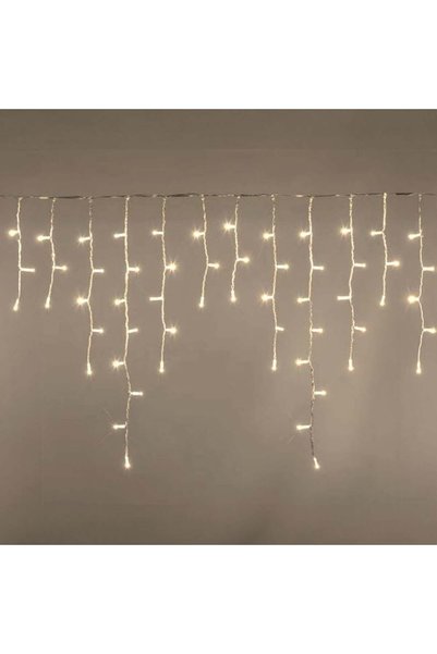 SHOPIENS Instalatie Luminoasa Craciun Perdea 500 LED Alb Cald Interconectabil...