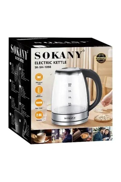 OEM Ηλεκτρικός βραστήρας 1500W 2Lt Sokany SK-SH-1098