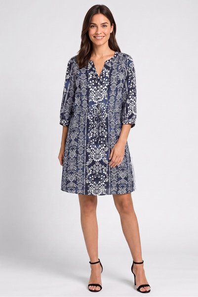 CLAIRE Women Floral Print Mini Dress, Multicolor
