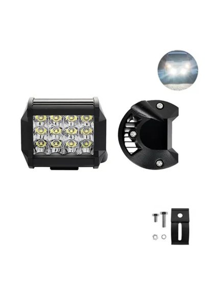 OEM LED αδιάβροχο προβολάκι - μπάρα αλουμινίου 12V-24V 11 εκ. 24W 8 SMD IP68 ...