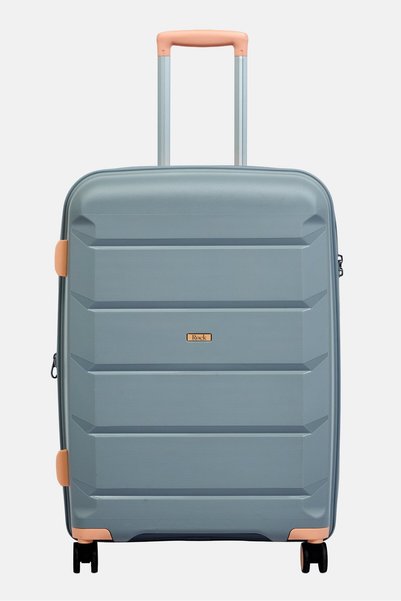 Rock 29 Inches Hard Shell Expandable Check In Spinner Luggage, Grey