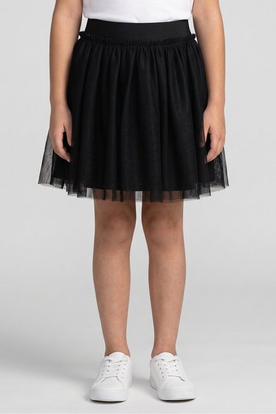 Splendid Kids Girl Textured Skort, Black