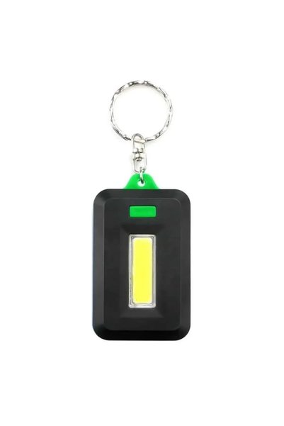 OEM Μπρελόκ φορητός Mini φακός COB μπαταρίας σε πράσινο χρώμα