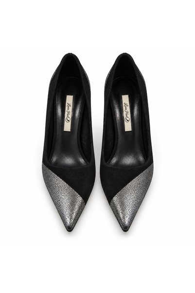Luxe Heel Ayağınıza Değer Katan Adımlar Hakiki Deri Sivri Burun İnce Topuk Si...