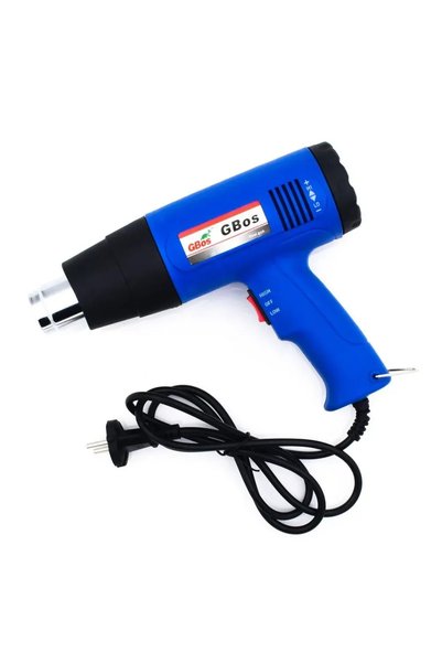 OEM Πιστόλι θερμού αέρα 1600W 650ºC 220V GBos BOS-885 σε μπλε χρώμα