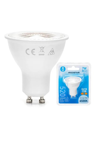 OEM Λάμπα LED GU10 COB 7W ψυχρό λευκό 6500K 520lm Aigostar