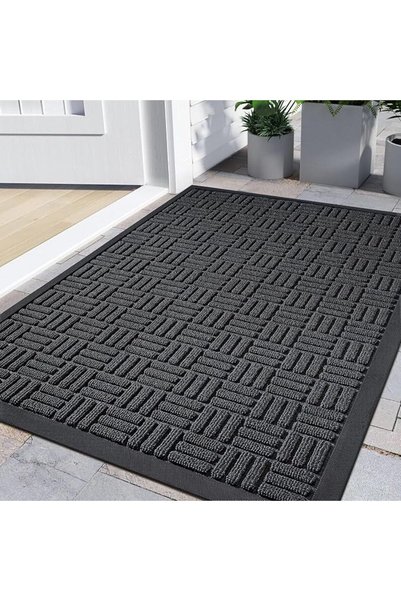 HOOKOR Front Door Mat,Entrance Doormat Super Absorbent Moistureproof,Indoor O...