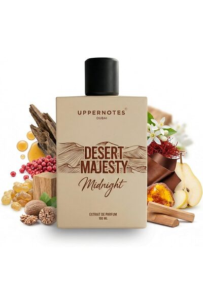 Uppernotes ديزرت ماجيستي ميدنايت 100 مل |   عطر للجنسين |   عطر العود طويل ال...