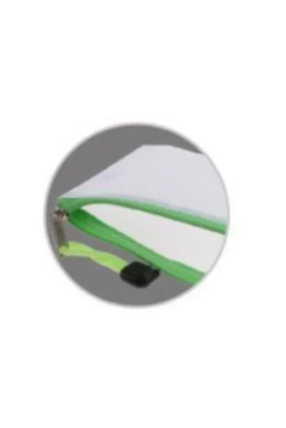 OEM Φάκελος διαφανής με φερμουάρ Α6 10.5x23 εκ. πράσινο Stelan 999076