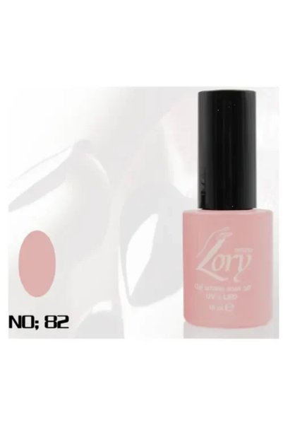OEM Ημιμόνιμο βερνίκι νυχιών no. 82 Smalto Gel Soak Off UV&LED 10ml Lory Mila...