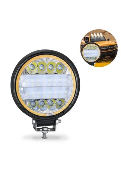 OEM LED αδιάβροχος προβολέας αλουμινίου ψυχρό λευκό - κίτρινο 12V-24V 11 εκ. ...