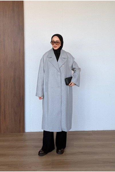 MİSS STİLL PREMİUM ASTARLI UZUN KAŞE KABAN
