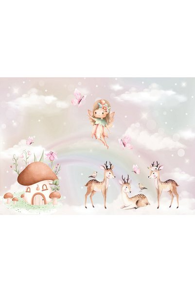 VIODESIGN Fototapet Copii, autoadeziv, Caprioare , multicolor, 80x120 cm CO684