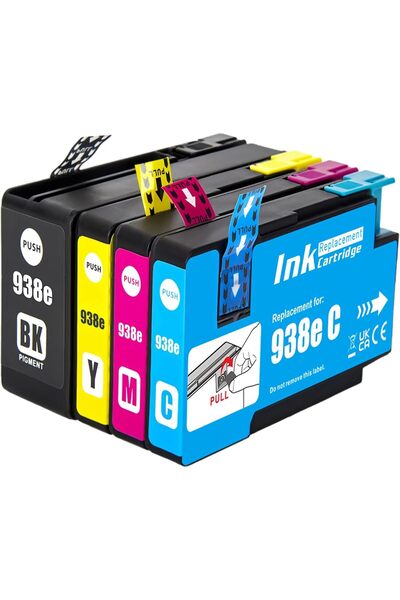 ZHENFU-MEI خرطوشة حبر متوافقة بديلة لطابعات HP Officejet Pro 9120، 9120b، 911...