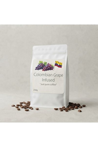 Suhail Roastery قهوة بالعنب - Colombian Grape infused coffee