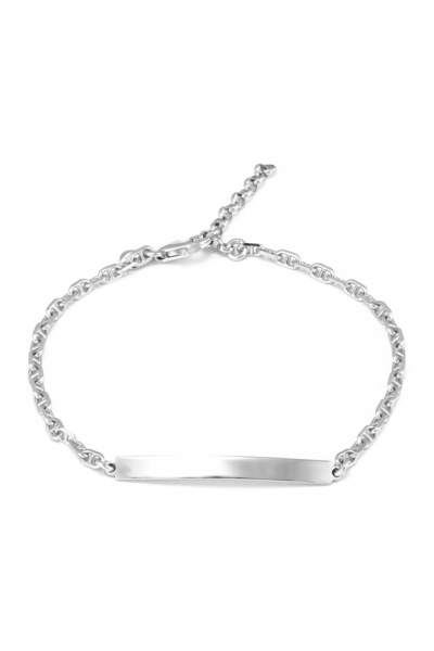 Sonis Silver Brățară din argint 925 rodiat pentru bărbați - 19 cm, 4.84 g