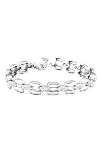 Sonis Silver Brățară din argint 925 rodiat cu cubic zirconia, transparentă