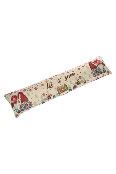SHOPIENS Protectie Anti Curent Craciun Gnome Let It Snow Fir Auriu Fermoar 90...
