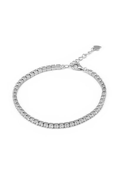 Sonis Silver Brățară din argint 925 rodiat cu zirconia fațetată, transparentă...