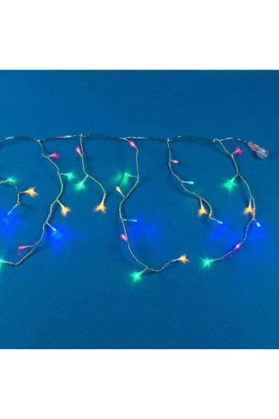 SHOPIENS Instalatie Luminoasa Craciun Perdea 144 LED Multicolor Program Cablu...