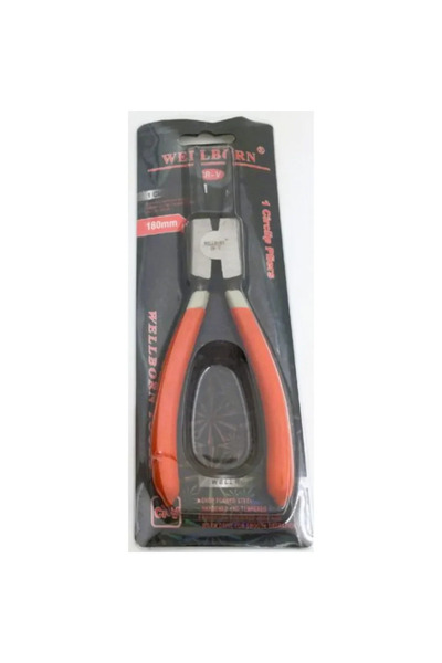 OEM Στρογγυλοτσιμπίδα Wellborn Cr-V με ευθύ εσωτερικό άμεσο άνοιγμα 180mm