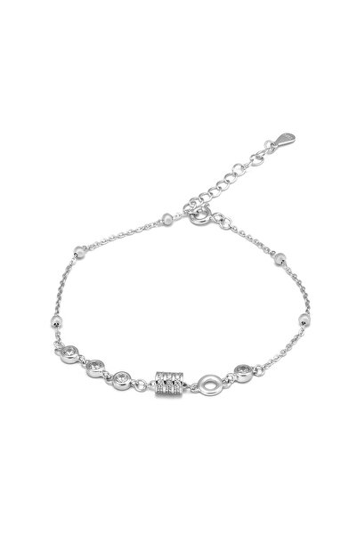 Sonis Silver Brățară din argint 925 rodiat cu zirconia fațetată și cubic zirc...