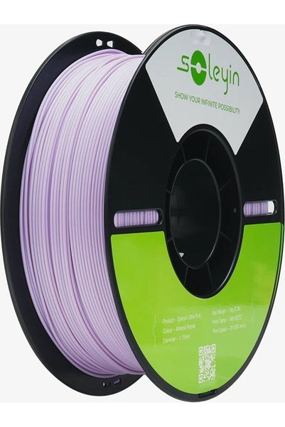 Creality Soleyin Ultra Pla Μακαρόν Μωβ (Μωβ Αμυγδάλου) Νήμα Εκτυπωτή 3D, Καρο...