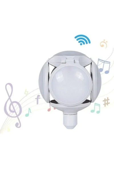 OEM Φωτιστικό LED με ηχείο Bluetooth λευκό FA-2940W