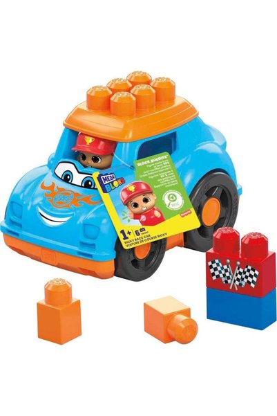 FISHER PRICE Μέγκα Μπλοκς: Φιλαράκια από τουβλάκια - Αγωνιστικό Αυτοκίνητο Ρί...