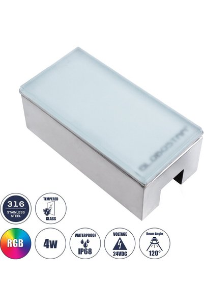 GloboStar® GloboStar Cybolithos Χωνευτό Φωτιστικό Δαπέδου LED 4W 400lm 120 ° ...