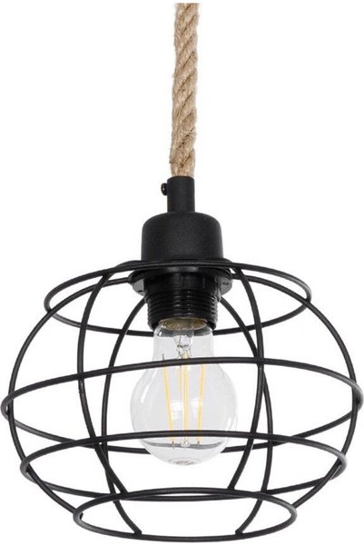 GloboStar® GloboStar Talah Vintage Κρεμαστό Φωτιστικό Σχοινί Μονόφωτο 1 x E27...