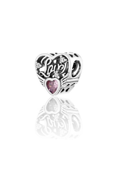 Sonis Silver Talisman pentru brățară din argint 925 rodiat cu zirconia fațeta...