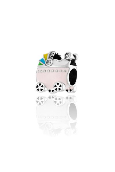 Sonis Silver Talisman pentru brățară din argint 925 rodiat cu email, multicol...