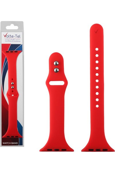 Volte-Tel Λουράκι Σιλικόνης για Apple Watch 42/44/45/46/49mm Iconband Λεπτό Κ...