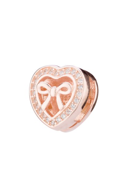 Sonis Silver Talisman din argint 925, placat cu aur roz de 14K cu cubic zirco...