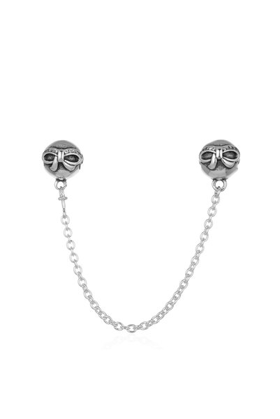 Sonis Silver Talisman de siguranță / spațiere din argint 925 rodiat cu zircon...