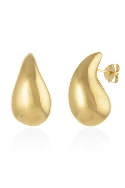 Sonis Silver Cercei din argint 925 placat cu aur de 14K