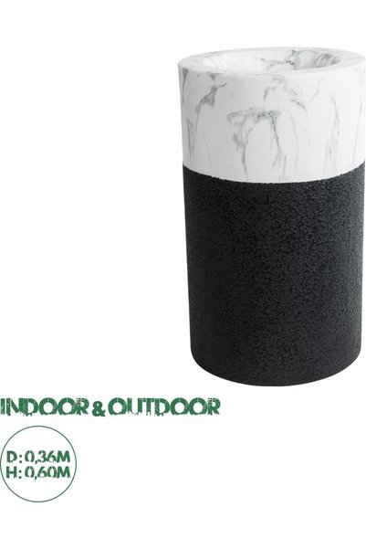 GloboStar® GloboStar Τεχνητός Κήπος Almudena Δοχείο Φύτευσης από Πολυεστέρα κ...