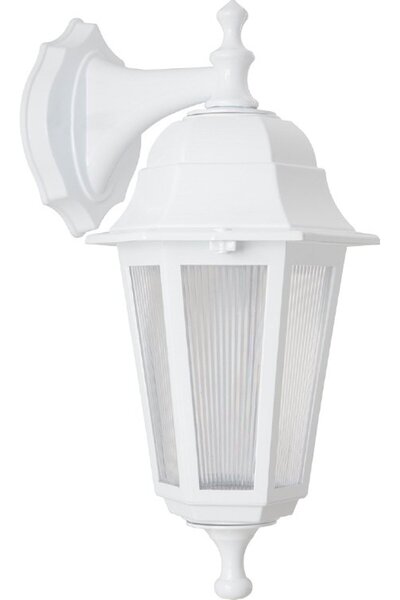 GloboStar® GloboStar Vitro Vintage Φωτιστικό Τοίχου Μονόφωτο 1 x E27 IP44 Λευ...