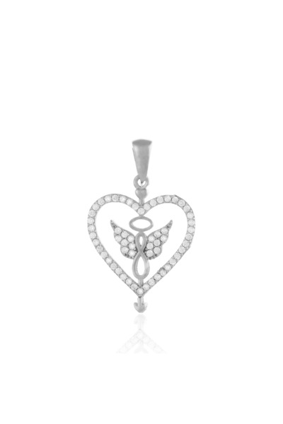 Sonis Silver Pandantiv din argint 925 rodiat cu cubic zirconia, transparentă ...