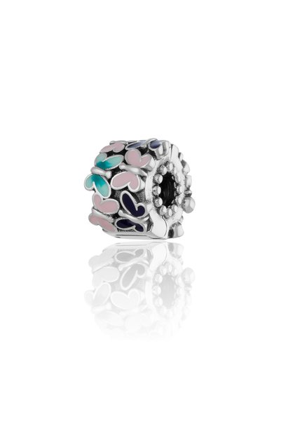 Sonis Silver Talisman pentru brățară, din argint 925 rodiat cu email, multico...